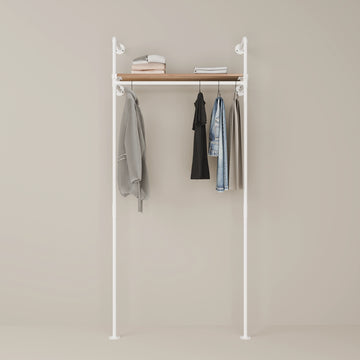 KIM 1 OAK – 1 πάνω ράφι | λευκό