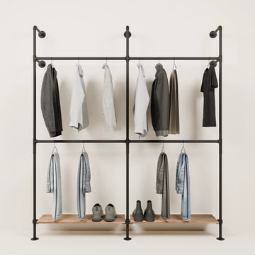 KIM DOUBLE 2 OAK – 2 ράφια στο κάτω μέρος