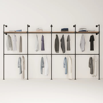 KIM DOUBLE 4 OAK – 4 ράφια