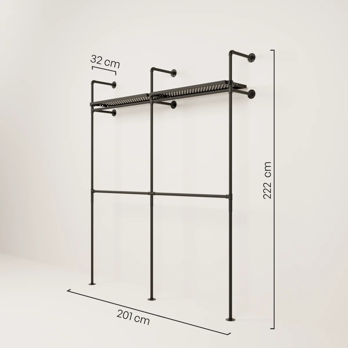 KIM DOUBLE 2 METAL – 2 Ράφια