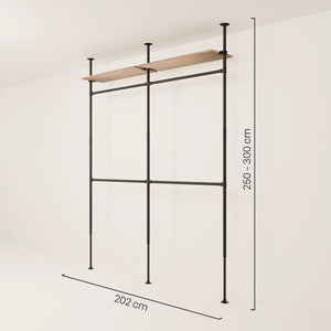 LOFT 2 OAK – 2 Ράφια