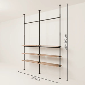 LOFT 2 OAK – 6 Ράφια