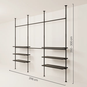LOFT 3 METAL – 6 ράφια στο κάτω μέρος