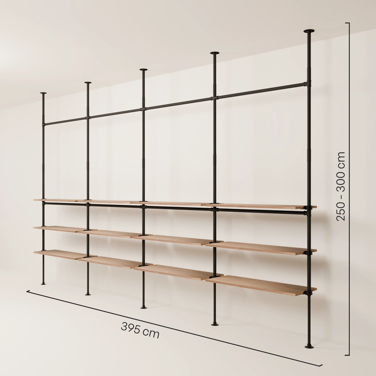 LOFT 4 OAK – 12 Ράφια