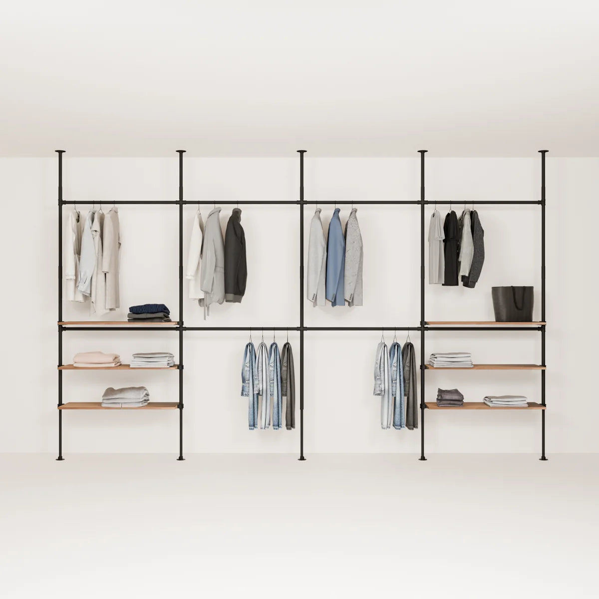 LOFT 4 OAK – 6 εξωτερικά ράφια