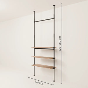 LOFT 1 OAK – 3 Ράφια