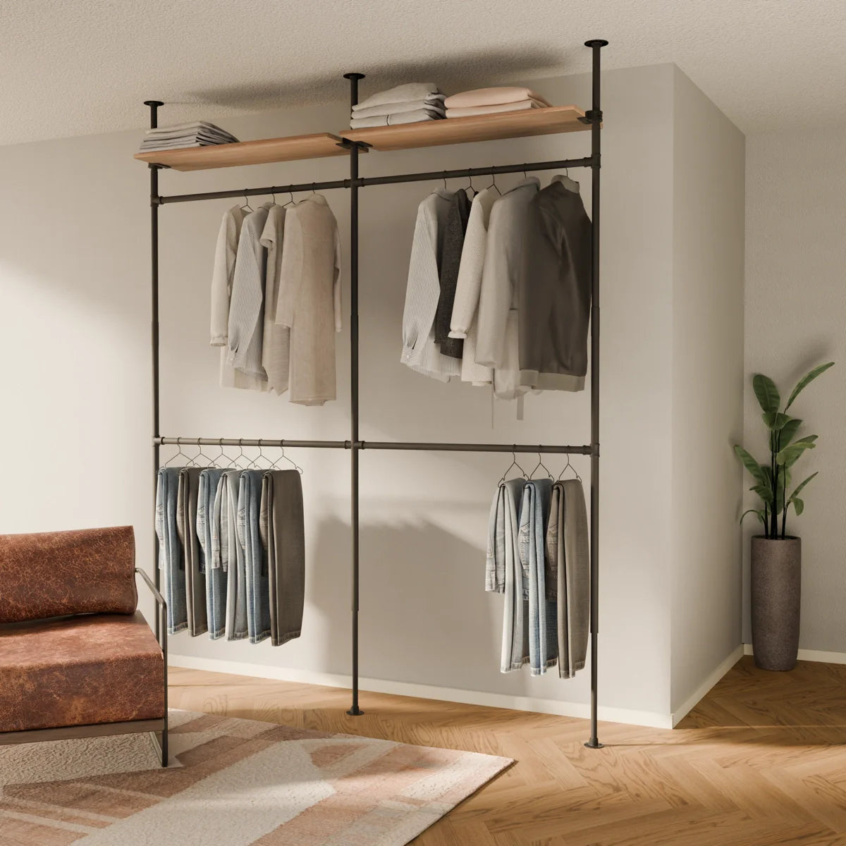 LOFT 2 OAK – 2 Ράφια