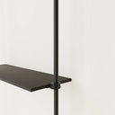 Ράφι – μαύρο | με αξεσουάρ συναρμολόγησης | σετ των 1 | σετ των 3 | σετ των 5