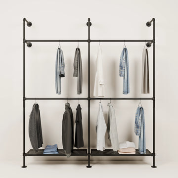 KIM DOUBLE 2 METAL – 2 ράφια στο κάτω μέρος