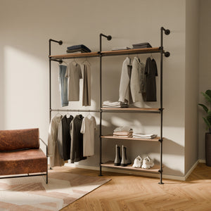 KIM DOUBLE 2 OAK – 5 ράφια
