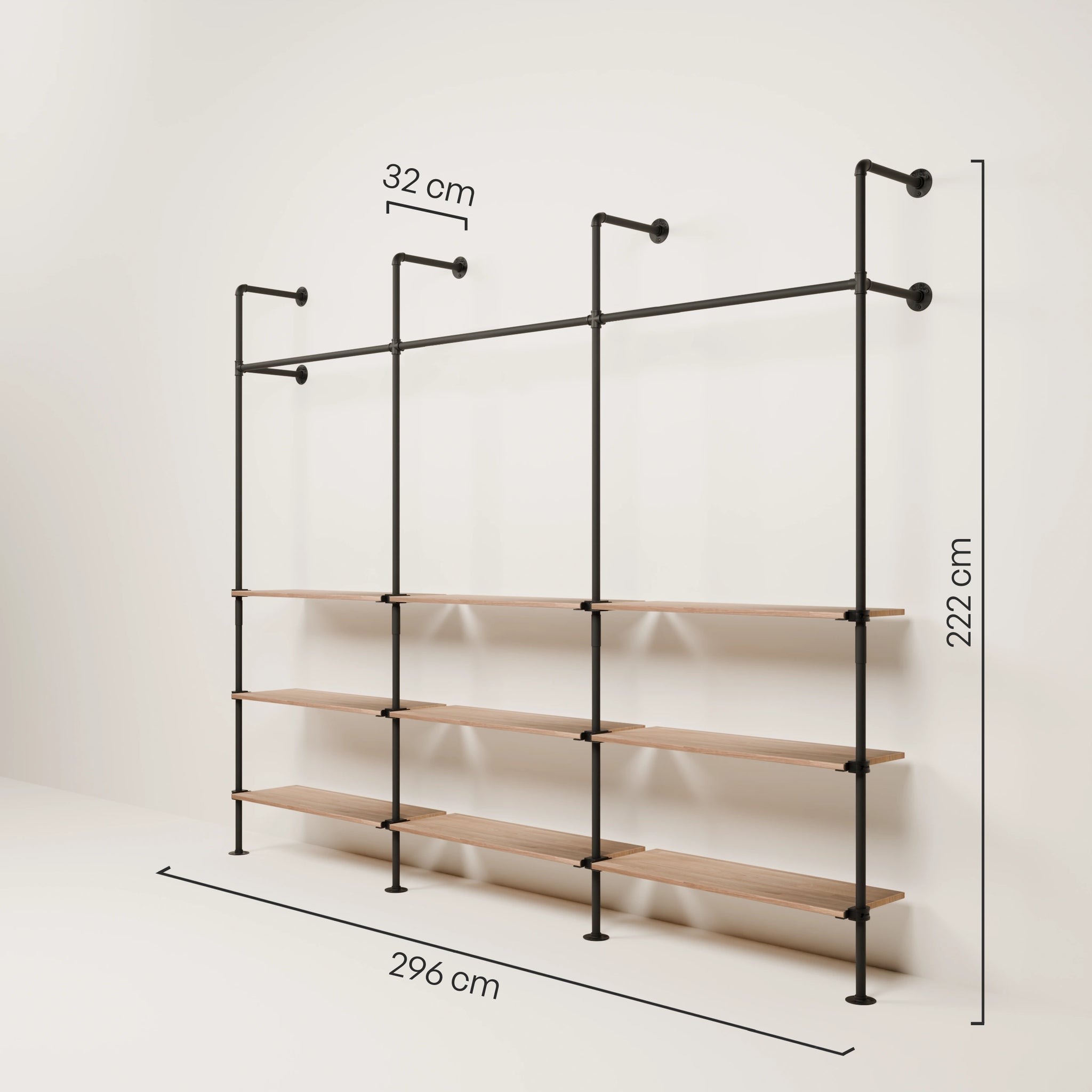 KIM 3 OAK – 9 ράφια