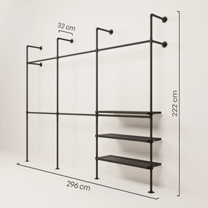 KIM DOUBLE 3 METAL – 3 ράφια