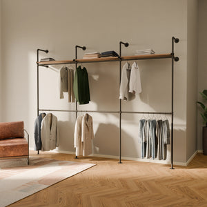 KIM DOUBLE 3 OAK – 3 ράφια στην κορυφή