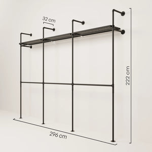 KIM DOUBLE 3 METAL – 3 ράφια στην κορυφή
