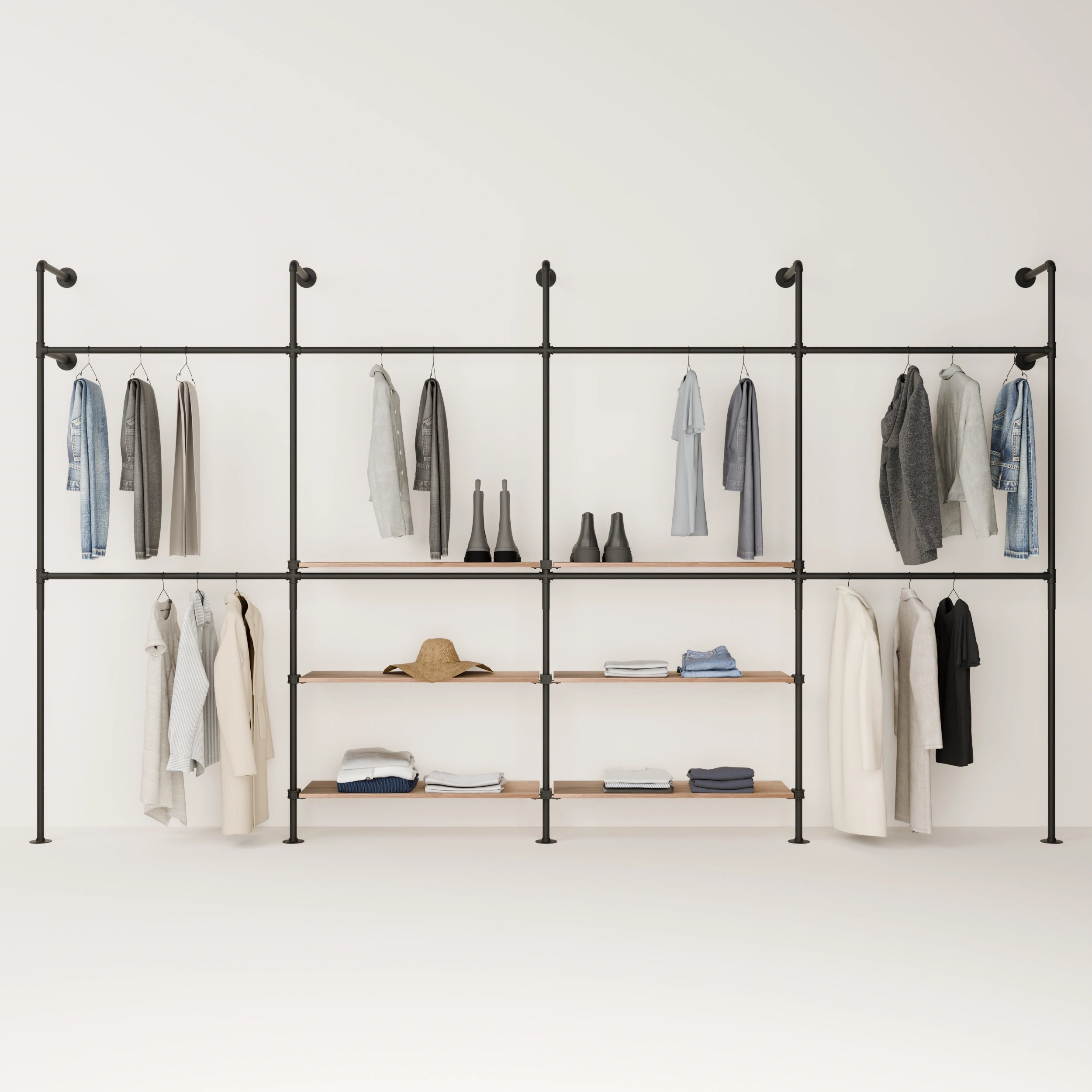 KIM DOUBLE 4 OAK – 6 ράφια στο κέντρο