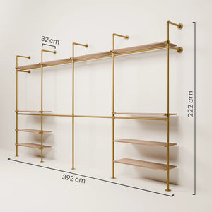 KIM DOUBLE 4 OAK – 10 κορυφαία ράφια | χρυσό