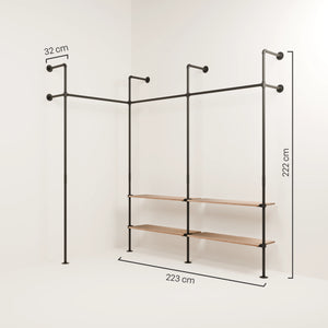 KIM EDGE 3 OAK – 4 shelves